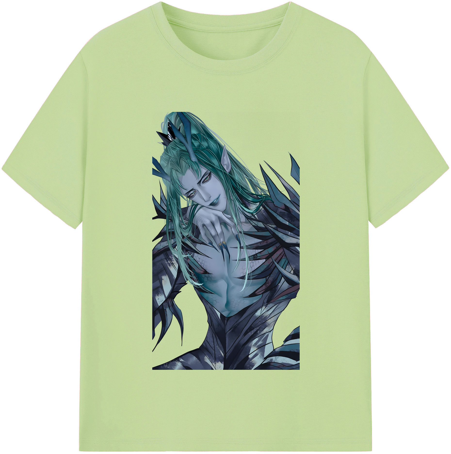 （画像用） Ne Zha 2 ナタ 魔童の大暴れ 綿100％半袖Tシャツ（フロントプリント）